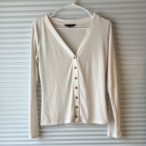 Banana Republic Long Sleeve V-Neck Shirt